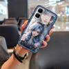 Adequado para Capa de Celular Infinix Smart10/X6725, Personalizada e Criativa Borda All-Inclusive Casal Feminino, Homens e Mulheres, Vermelho