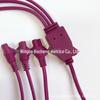 Cabo de Alimentação com Plugue AC de Um para Quatro 1 para 3 Três Macho e Fêmea para Cabo de Conexão Y-shaped Bifurcated Extension Cord B-shaped Male and Female Plug
