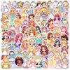 100 Adesivos de Princesa Desenho Animado Transfronteiriços Aliexpress Recompensa Infantil Princesa Menina Pequena Brinquedo Adesivos para Grafite DIY