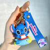 Llavero de Stitch de dibujos animados de celebridad en línea, llavero de pareja de muñecos lindos, llavero para llave de coche, colgante para bolso, pequeño regalo al por mayor