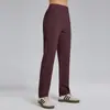 Pantalones Deportivos Nuevos de Primavera y Otoño para Mujer Cintura Elástica Alta Elasticidad Transpirables Pierna Ancha Pierna Recta Pantalones de Running Fitness Yoga