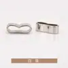 Terminales de Cordón Metálicos Redondos con Cordón, Terminales de Cordón para Pantalones de Aleación de Zinc Electrochapado, Accesorios para Ropa Jinda