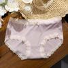 Roupa íntima feminina de seda japonesa com grafeno bacteriostático, virilha para meninas, desejo puro, confortável, nua, fina, sexy, calcinhas femininas