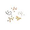 Preserva Cor 18K Contas a Laser Flor de Carro Contas de Flor Pulseira Contas DIY Acessórios de Joia Material Colar Contas Espaçadoras Disco Facetadas