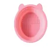Brocha de Maquillaje, Borla para Polvo, Herramienta Esponja de Belleza, Tazón Plegable de Silicona, Herramienta Mágica de Limpieza, Almohadilla de Limpieza que No Daña las Cerdas, Tazón de Limpieza Portátil