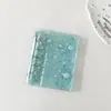 Capa de Caderno Organizador de Cartões Pvc Transparente Hisocute, Álbum de Fotos de Ídolos de Folha Solta, Álbum de Fotos Polaroid Degradê