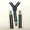 Serie Retro Rayada Colorida Tirantes de 2 cm con Clips para Niños y Niñas Tirantes con Clips para Pantalones de Bebé