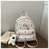 Mochila versátil de alta qualidade, estilosa e transfronteiriça, pequena e leve, popular online, de uso duplo, estilo coreano