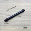 Tubo de conexión de cabeza M10 tornillo de tubería roscada varilla recta hueca accesorios de iluminación blanco negro DIY