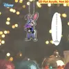 Impresión Plana 2D Animales Locos 2 Imán para Refrigerador Nick Judy Llavero Acrílico Mochila Colgante Lindo