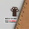 Patch de Aplicação Bordado Animal Cartoon Laço Flor Marrom Acessórios de Grampo de Cabelo Sapatos Chapéus Bolsas Acessórios de Vestuário