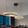 Novo Lustre Minimalista para Sala de Estar Estilo Italiano, Lustre Moderno Simples de Cristal de Alto Brilho Estilo Luxo Leve para Quarto, Sala de Jantar, Villa