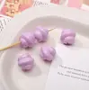 Color Macarrón Cuentas Acrílicas de Helado Llavero Colgante Hecho a Mano Accesorios Cadena para Teléfono Móvil Material