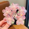 Rede de Cabelo Infantil para Dança para Meninas, Artefato para Coque de Cabelo, Acessórios de Cabelo para Menininhas, Bebê 2024 Novo Estilo, Rede de Bolso, Flor de Cabeça