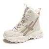 Botas de Neve Impermeáveis de Inverno com Pelúcia Plus Femininas 2026 Novas Botas de Cano Alto Espessadas de Proteção Contra o Frio Antiderrapantes para Exterior Quentes