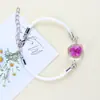 Popular Comercio Exterior Transfronterizo Amazon Flores Secas Naturales Flores Reales Flor de Cerezo Narciso Pulsera Piedra del Tiempo Estilo Cuerda de Milán
