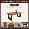 Mesa de jantar em madeira maciça para a sala de estar, mesa grande, novo modelo 2026, mesa de jantar para casa, mesa longa grande para a sala de estar, escrivaninha, escrivaninha de escritório