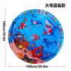 Colchoneta Inflable para Golpear Niños Transfronteriza Diversión para Acariciar Bebés Juguete de Peces Marinos de PVC Colchoneta de Agua para Bebés para Aprender a Gatear