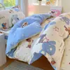 Conjunto de tres piezas de algodón 100% para estudiante universitario clase A 13070 juego de funda de edredón individual para litera de dormitorio juego de ropa de cama de seis piezas de algodón puro