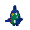 Bolsa Tiracolo de Peito Desenho Animado Dinossauro para Crianças, Bolsa Transversal Leve de Nylon para Crianças Pequenas