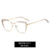 95379 moda Nuevos Gafas para Dama Anti-luz azul sin maquillaje estilo colorido marco doble color espejo óptico se puede equipar con espejo de aumento