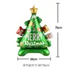 2025 Nuevo Papá Noel Árbol de Navidad Globo de Película de Aluminio Muñeco de Nieve Año Nuevo Decoración de Fiesta Navideña Globo de Papel de Aluminio
