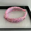 Nova Faixa de Cabeça Elegante com Lantejoulas e Nó, Moda Colorida Larga para Lavar o Rosto, Uso Diário para Levar, Acessórios de Cabelo Versáteis Transfronteiriços para Mulheres