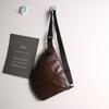 Bolso bandolera Nuevo Moderno Simple Casual Color Sólido Bolso de Hombro Portátil Moderno Textura Negocios Viajero Bolsa de Pecho para Hombre