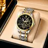 Reloj Fretilon para Hombre de Negocios Automático No Mecánico Resistente al Agua Luminoso Doble Calendario Reloj de Cuarzo Nuevo Reloj de Pulsera