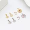 Zhongxing Accesorios Pequeños Transfronterizos Europeos y Americanos Colgante Ojo de Demonio de Zircón Colgante de Collar Avanzado Accesorios de Joyería DIY