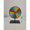 Rueda de la Fortuna para Transmisión en Vivo, Activity Prop de Enseñanza, Juego de Sorteo Borrable, Ruleta Pequeña de Escritorio