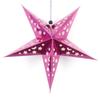 Spot Día Nacional Festival del Medio Otoño Estéreo Láser Navidad Estrella de Cinco Puntas Techo con Luz Colgante Estrella de Papel Escena Pantalla