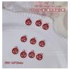 Accesorios para uñas año nuevo estilo nacional parche metálico rojo perla fortuna doble felicidad decoración de uñas nupcial