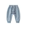 Pantalones de forro polar para bebé para otoño e invierno, pantalones de pierna ancha para niños y niñas, pantalones largos con forro de forro polar para recién nacidos, pantalones jogger hechos a medida