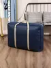 Bolsa para mudanza, Bolsa de almacenamiento, Bolsa para empacar para viajes, Bolsa para edredón de dormitorio, Bolsa de mano, A prueba de polvo y humedad, Gran capacidad, Bolsa engrosada