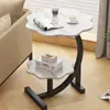 Mesa de Centro para Sala de Estar, Pequena Mesa de Chá para Uso Doméstico, Mesa de Cabeceira, Mesa Redonda Pequena Minimalista da Moda, Armário Lateral para Varanda, Armário Lateral para Sofá