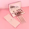 Conjunto de Pincéis para Olhos Leishang com 5 Peças Cabelo de Pônei Cabelo Animal Conjunto de Pincéis para Sombra Animal Personalizado Pincel de Maquiagem com Cabelo Animal