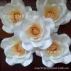 Flor de Papel de Cartón de Dos Colores Suministros para Arreglo de Ventana de Boda Flor de Papel Pétalo de Papel Ola Estudio Decorativo Flor de Papel Grande