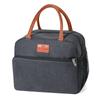 Bolsa de almuerzo portátil para estudiantes, de gran venta transfronteriza, con comida para picnic, impermeable, aislante, de gran capacidad
