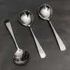 Colher Redonda de Aço Inoxidável Colher de Café Colher de Cabeça Redonda de Alto Valor Celebridade da Internet Colher de Sobremesa Doméstica Colher Fofa Colher de Sopa