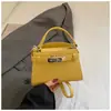 Bolsa de Mão Estilo Coreano 2026 Transfronteiriça, Bolsa Kelly Texturizada para Mulheres, Bolsa Simples para o Dia a Dia, Bolsa de Ombro Transversal Fashion para Mulheres