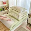 Conjunto de roupa de cama 100% algodão para estudante universitário em dormitório Classe A, algodão de Xinjiang, espessado, criptografado, novo estilo, conjunto de três peças para cama de solteiro