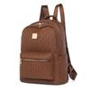Mochila para Mujer 2024 Nueva de Moda Simple Versátil Bolso Escolar Simple Cuero Suave Ligero Bolso de Viaje Ligero de Gama Alta