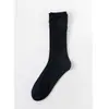 Nuevos Calcetines de Algodón de Malla Transparente Hueca de Tubo Alto de Color Sólido Estilo Francés para Primavera y Verano Calcetines Versátiles de Malla Sin Costuras de Tubo Medio Estilo Ligero Profesional