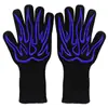 Nuevos guantes de silicona resistentes a altas temperaturas de 500 grados para horno de barbacoa, horno de microondas, protección contra quemaduras a alta temperatura, guantes de aislamiento térmico para soldador