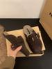 Sapatos Birkenstock com Solado Grosso e Forro de Fleece, Pantufas de Algodão Peludas Quentes para Outono e Inverno, Sapatos Femininos para Uso Externo, Novos Sapatos Baixos Birkenstock 2026