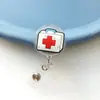 Porta credencial retráctil para personal médico, Lanyard con clip para identificación de dibujos animados lindos de fácil extracción, Credencial de empleado