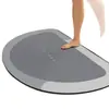 Alfombrilla de Piso de Tierra de Diatomeas de Color Sólido Minimalista para Baño y Tocador, Absorbente de Agua, Resistente a la Suciedad, Antideslizante, Felpudo Anticaídas
