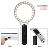 Lupa Recargable de 30X con 24 Luces LED, Fuente de Luz de Tres Colores, Iluminación Cálida y Fría, Portátil para Lectura e Identificación de Personas Mayores