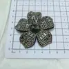 Ins Estilo Coreano Mismo Estilo Moda Pedrería Diamante Caliente Flor de Cinco Pétalos DIY Clip de Borde Hecho a Mano Tocado Flor para Zapato Broche Accesorios para Ropa